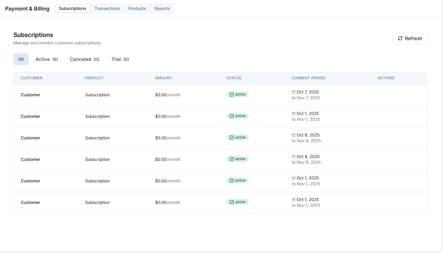 Subscriptions | Documentation