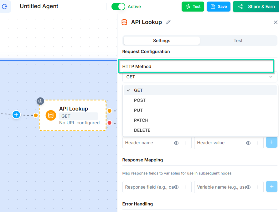 API Lookup Node | Documentation