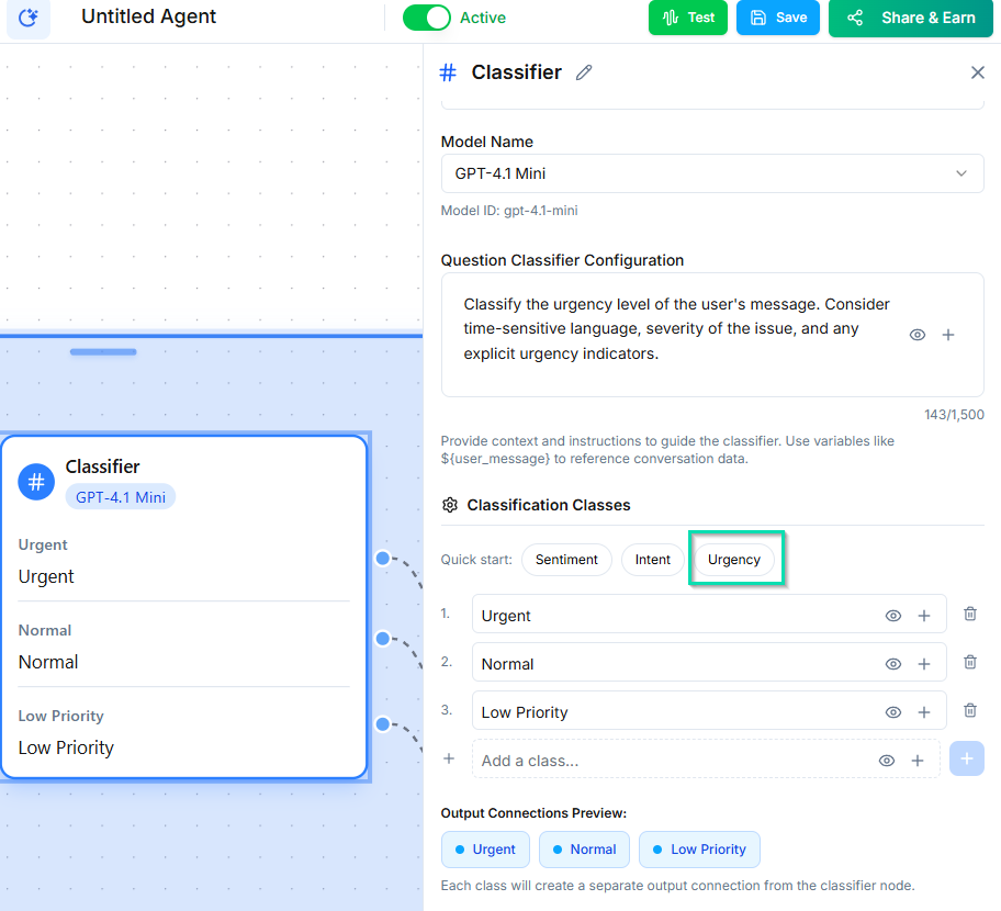 Classifier Node | Documentation